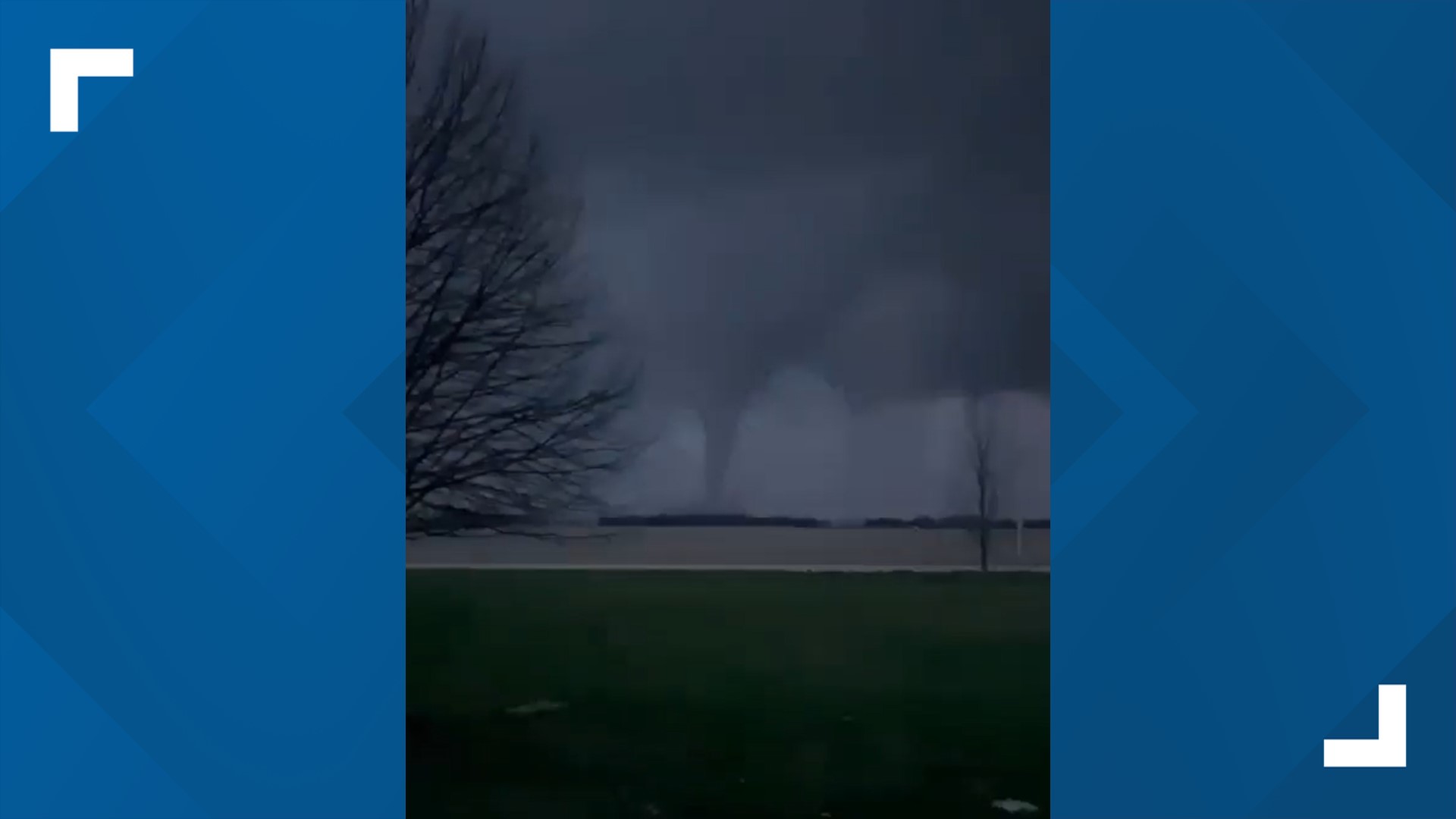 Blake Bogue shared video of a tornado in Winchester, Indiana, on March 14, 2024.