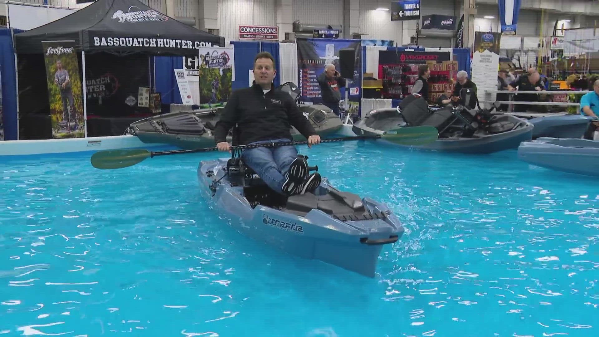 13Sports director Dave Calabro visits the Indianapolis Boat, Sport and Travel Show at the Indiana State Fairgrounds hoping to find some Good News!