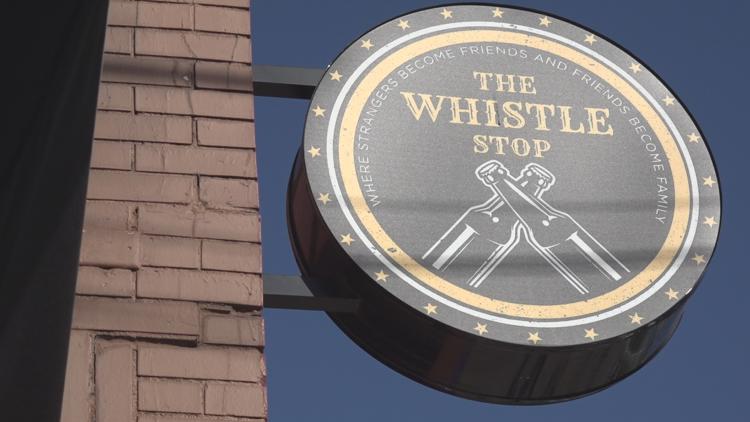 The Whistle Stop Inn welcomes back Colts fans outside while rebuild continues after fire
