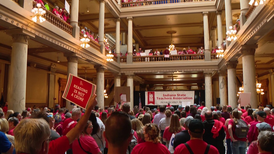 Big Indiana Teacher Protest Didn't Prompt Funding Action