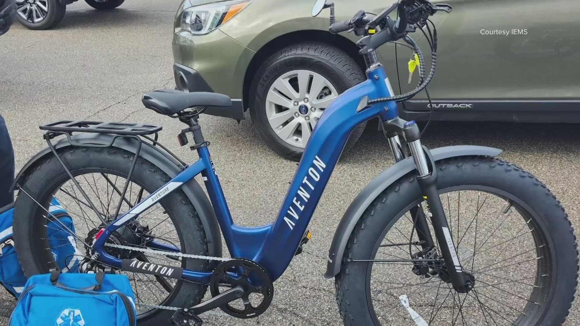 IEMS says they're getting a fleet of eight new e-bikes that use battery power.