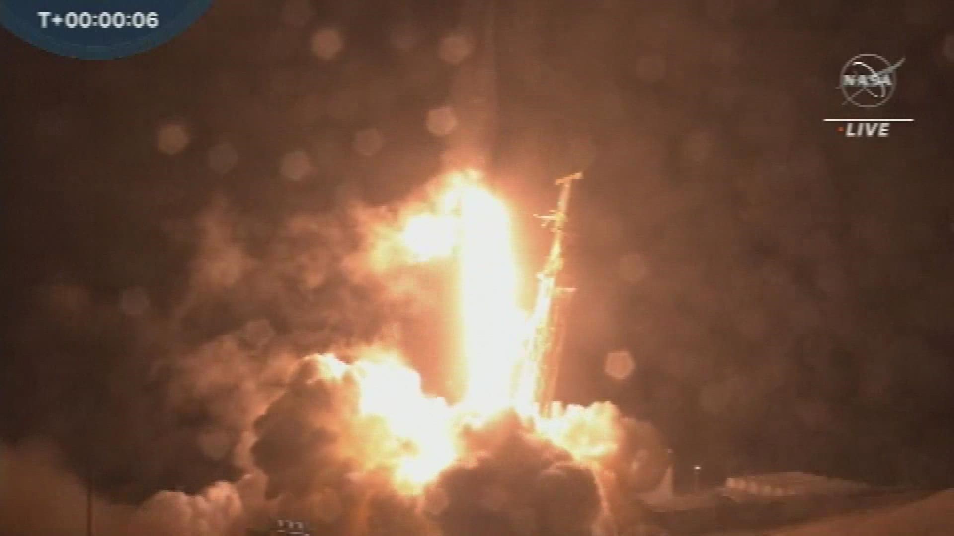 The historic test is supposed to happen a little after 7. NASA launched the spacecraft back in November from California.