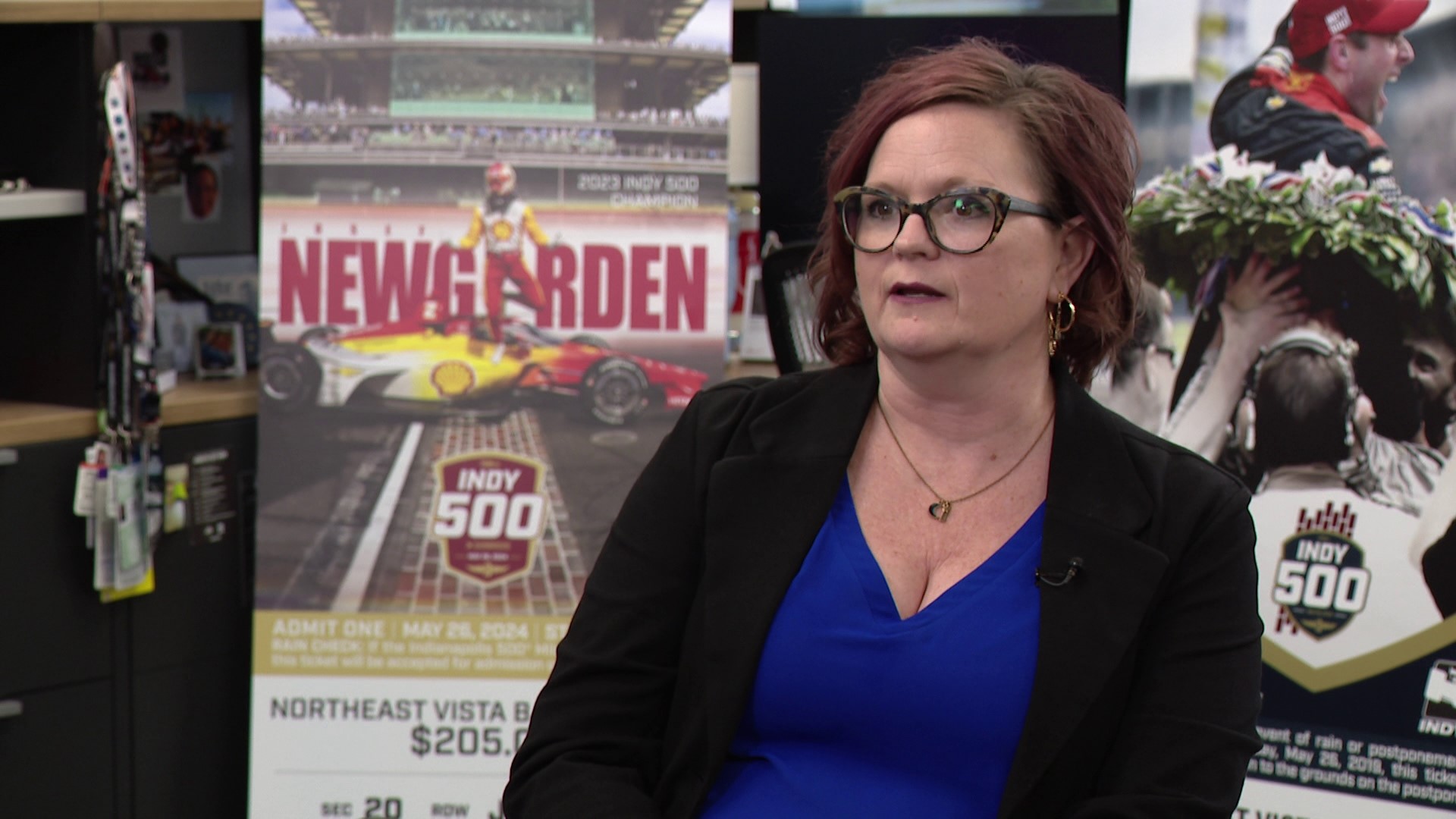 Meet Mandy Walsh, the designer of Indianapolis 500 tickets.