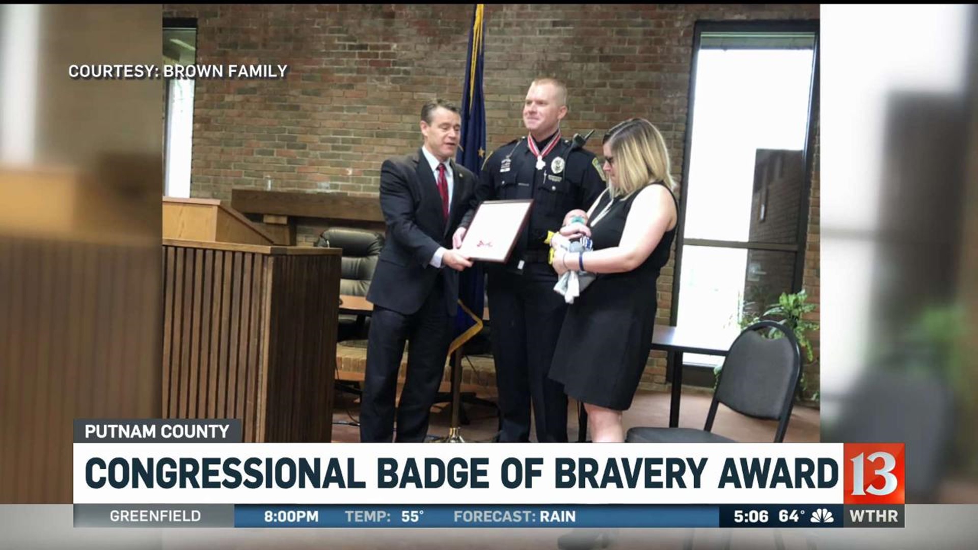 Cloverdale police officer honored