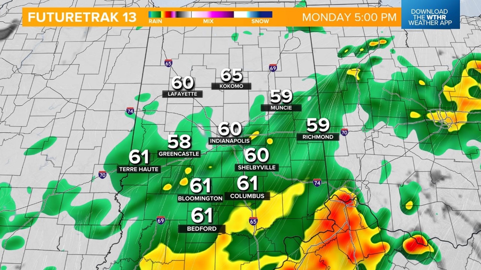 Storms Monday, Higher Severe Risk Wednesday | Wthr.com