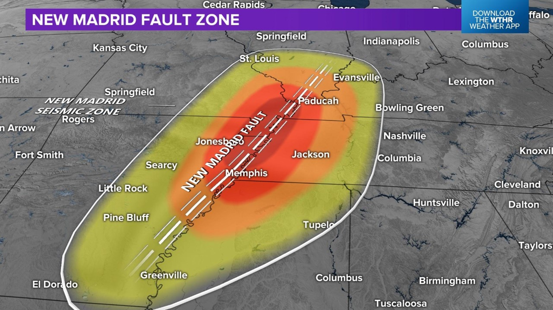 Did you know Indiana rests near 2 of the largest fault lines in the