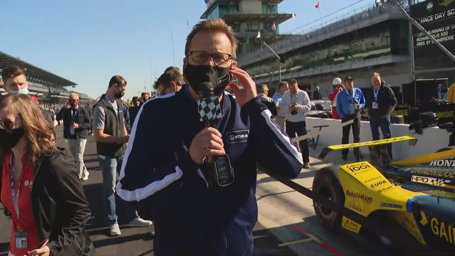 Get a tour of pit lane while the cars are being prepped for the 105th Running of the Indianapolis 500.