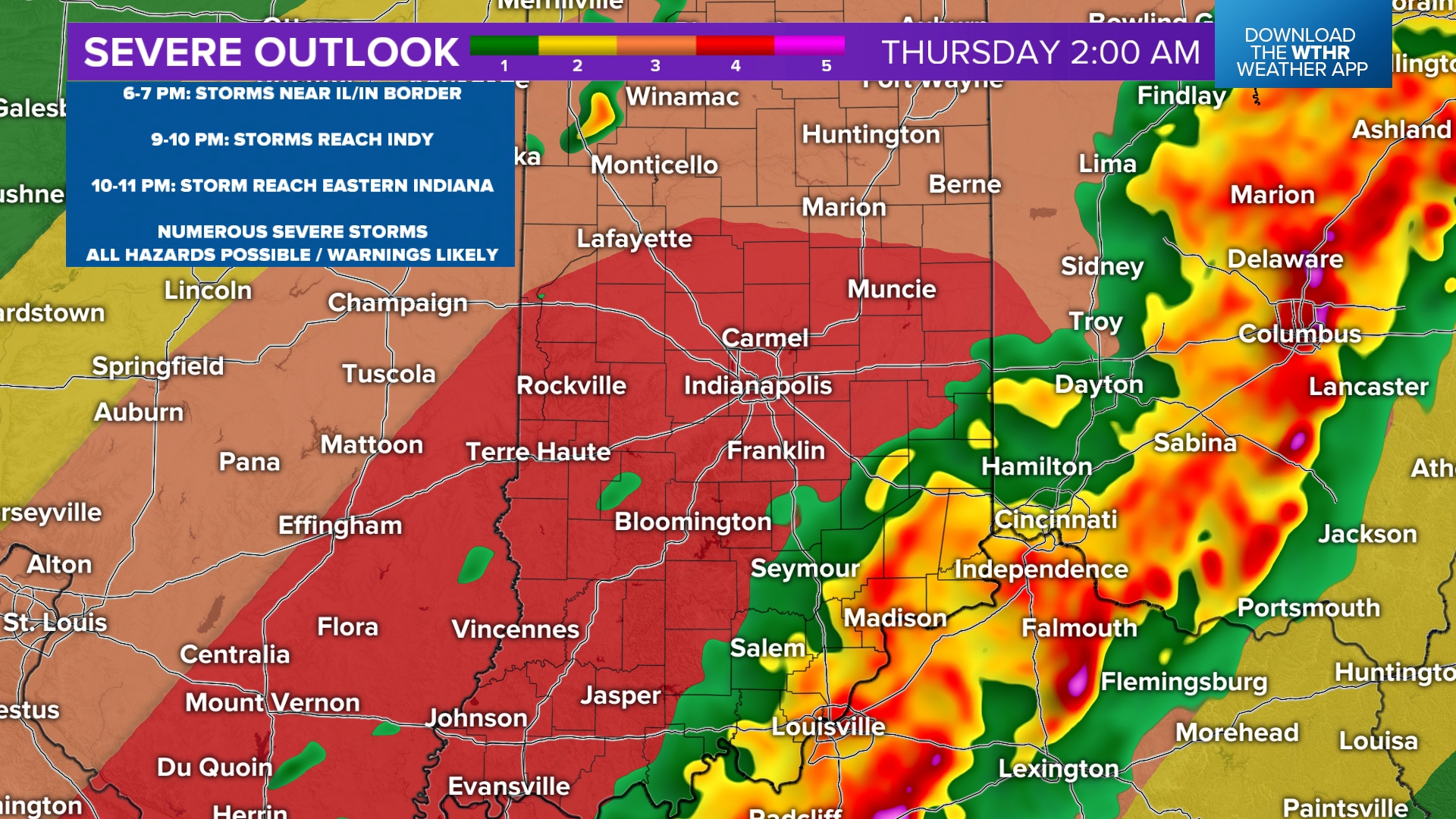 Significant severe weather threat Wednesday | Live Doppler 13 Weather ...