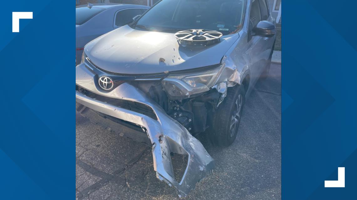 No injuries after driver crashes car into building in Speedway | wthr.com