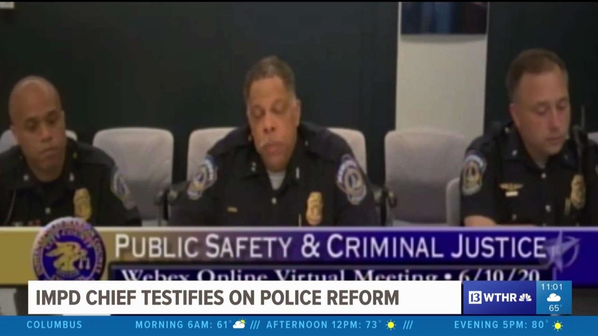 IMPD chief testifies on police reform