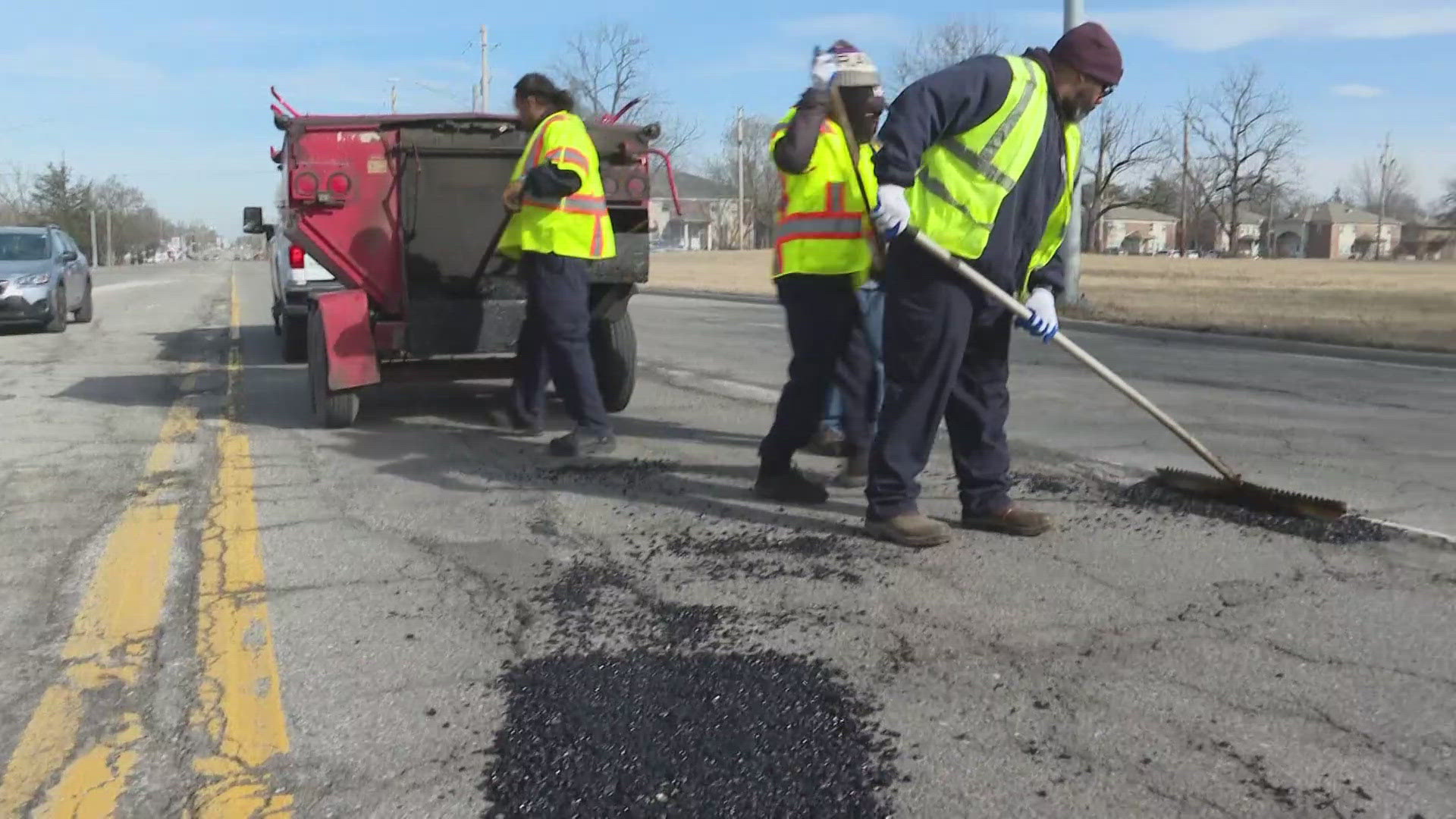 Residents urged a City-County Council committee to fix damaged roads and streets.