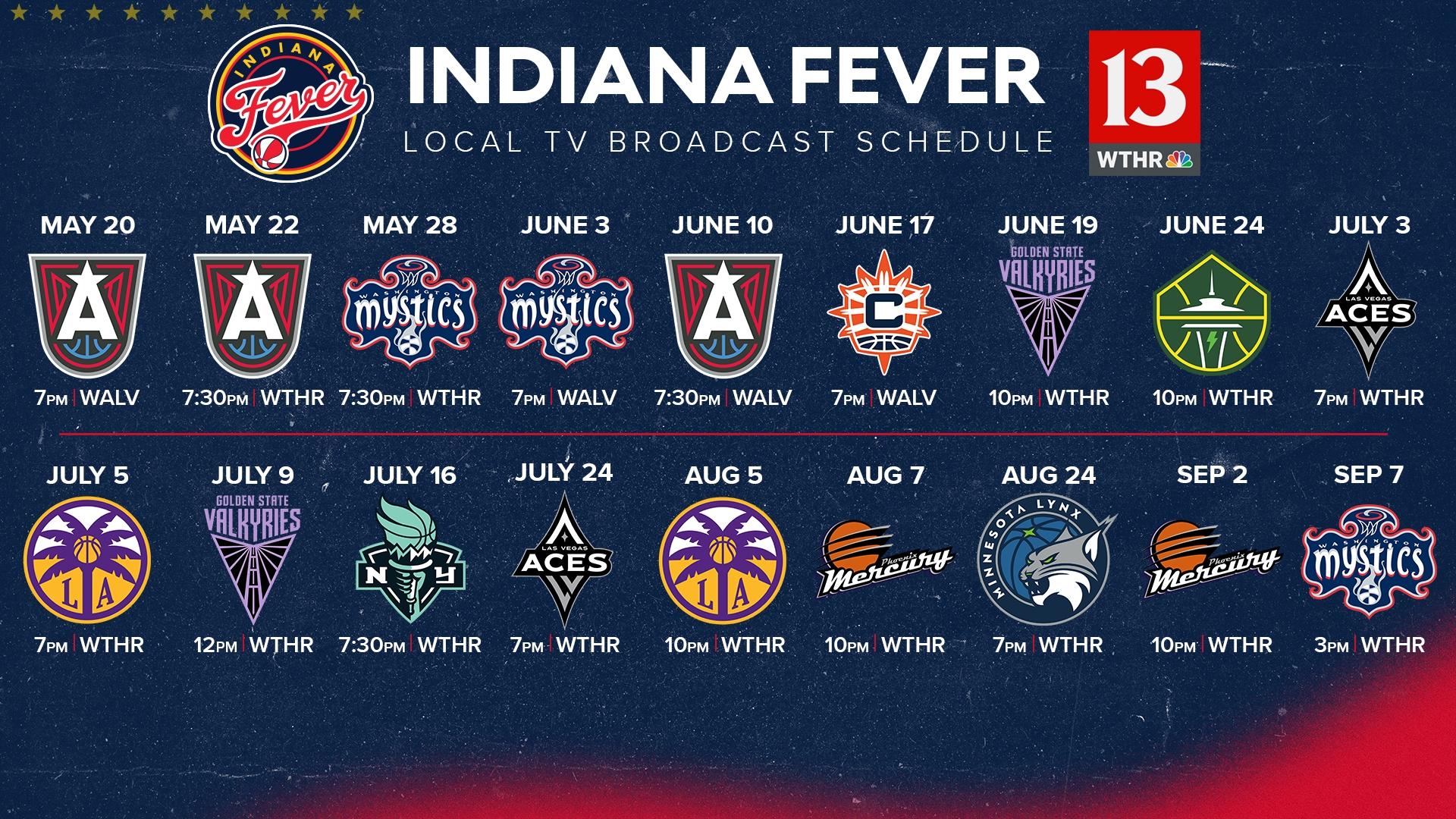 How to watch indiana fever vs golden state valkyries on june 19 wthr
