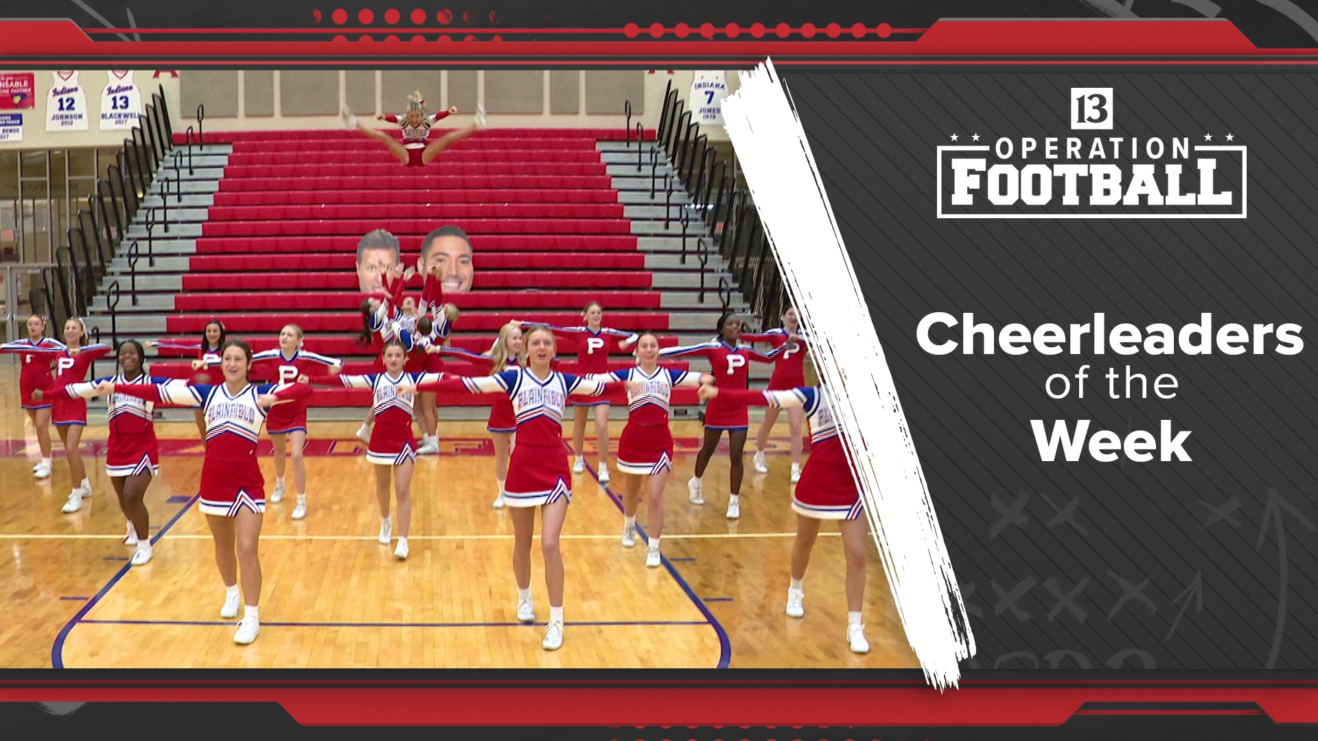 Check out the Plainfield High School cheerleaders, this week's Operation Football Cheerleaders of the Week!