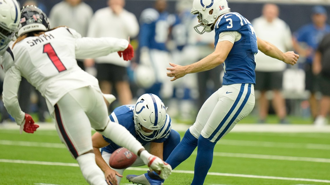 A general overall elevated interior view of NRG Stadium is seen before an NFL  football game between the Houston Texans and the Indianapolis Colts,  Sunday, Dec. 5, 2021, in Houston. (AP Photo/Tyler