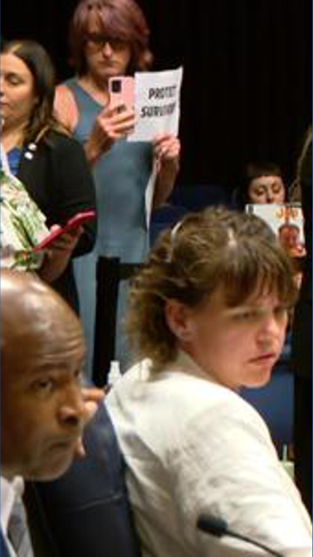 Woman removed from Monday's council meeting speaks about what happened ...