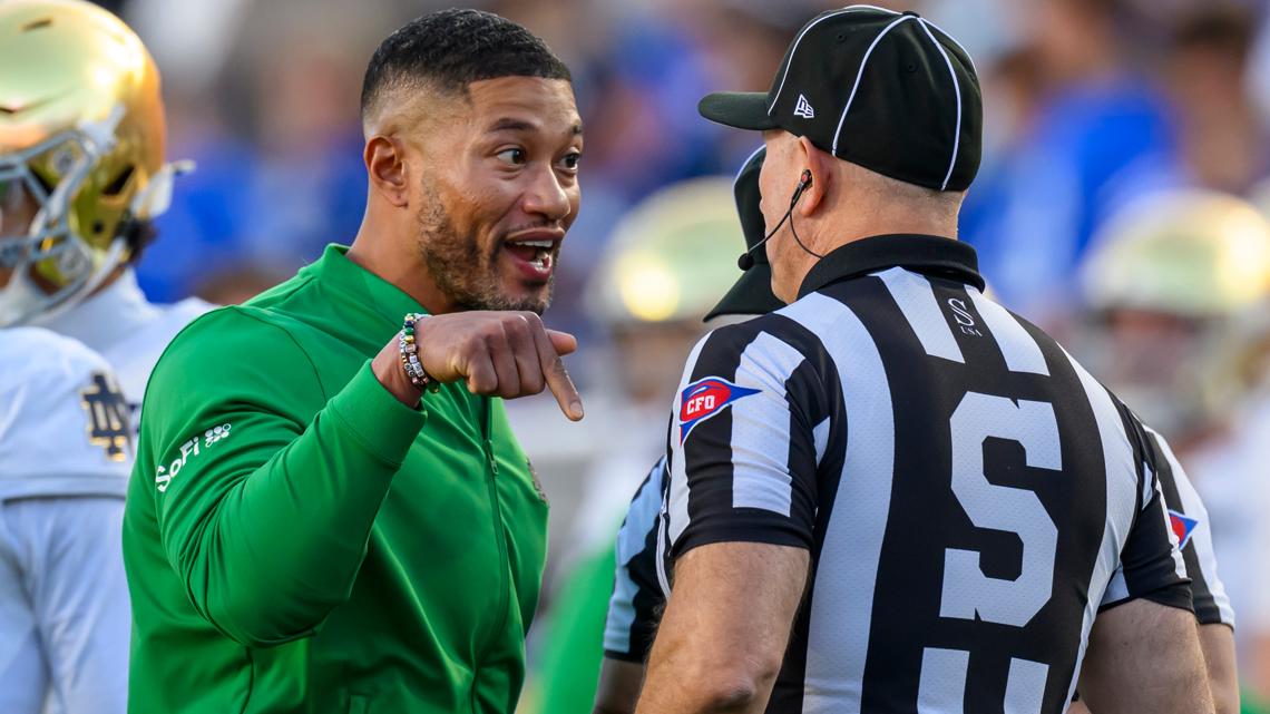 Big Mistake Big 12 admits to officiating mistake at end of Notre Dame-BYU game ...