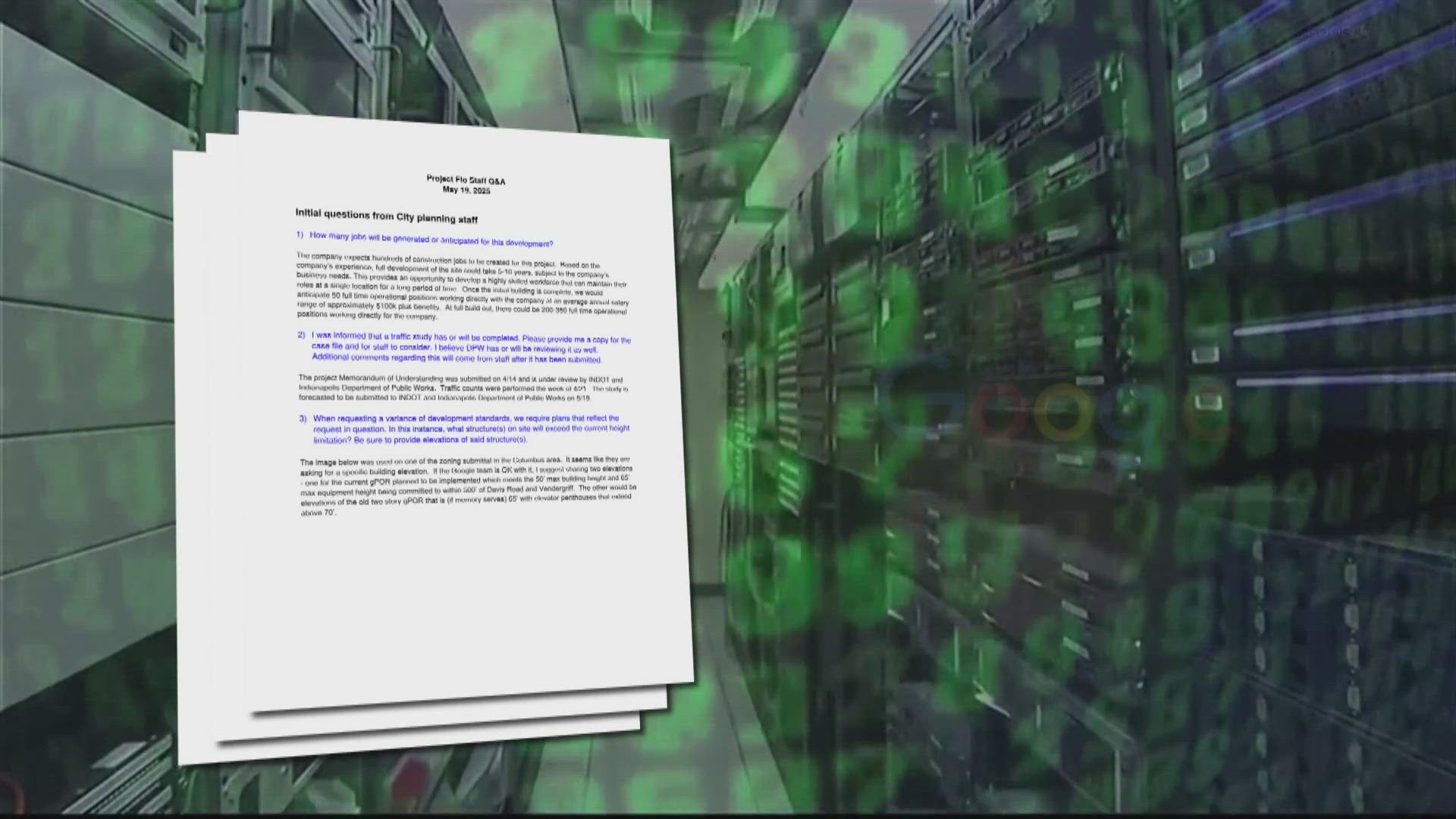 The massive data center project in Franklin Township is receiving massive pushback.