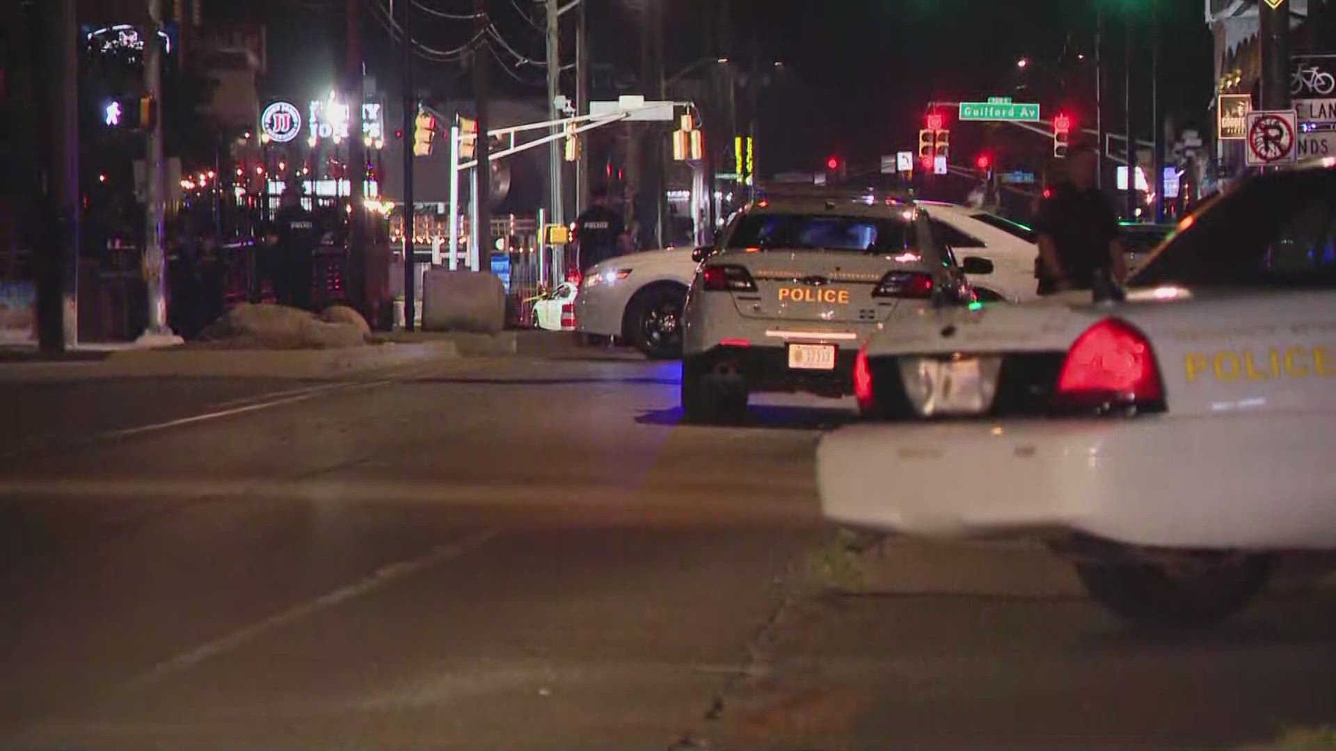 Around 2 a.m. Sunday morning, officers found four people shot in the 800 block of Broad Ripple Avenue, which is right near Carrollton Avenue.