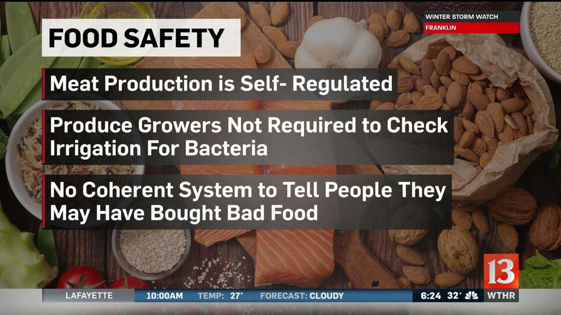 Food recalls see better detection, but millions still get sick each