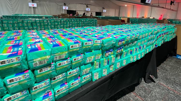 WNBA helps pack 25,000 period packs in Indianapolis for local organizations