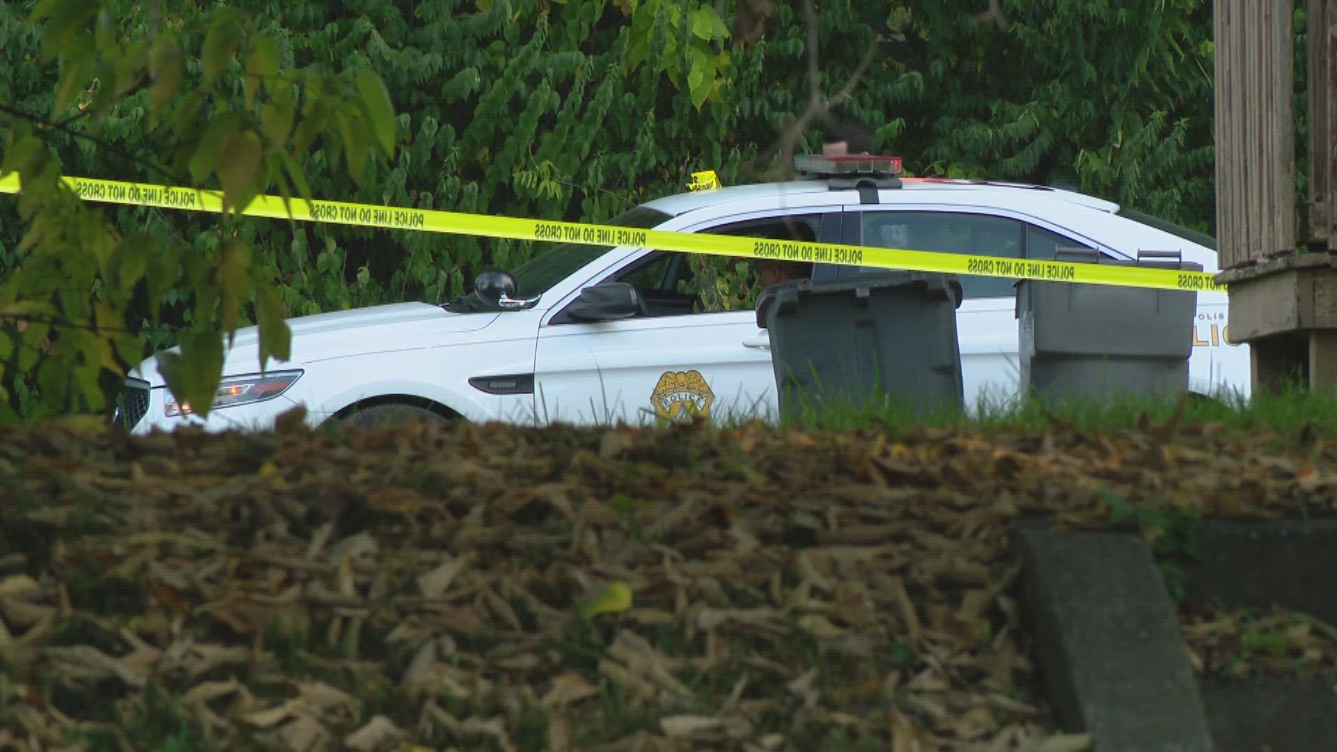 Police said a man was found dead in an alley behind a house Monday morning.