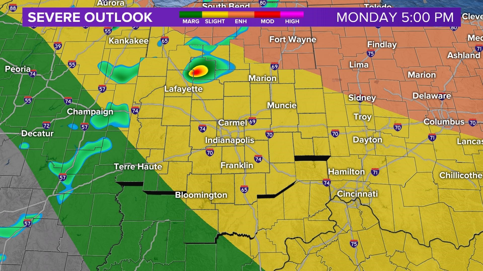 Severe Thunderstorm Watch In Effect For Central Indiana | Wthr.com