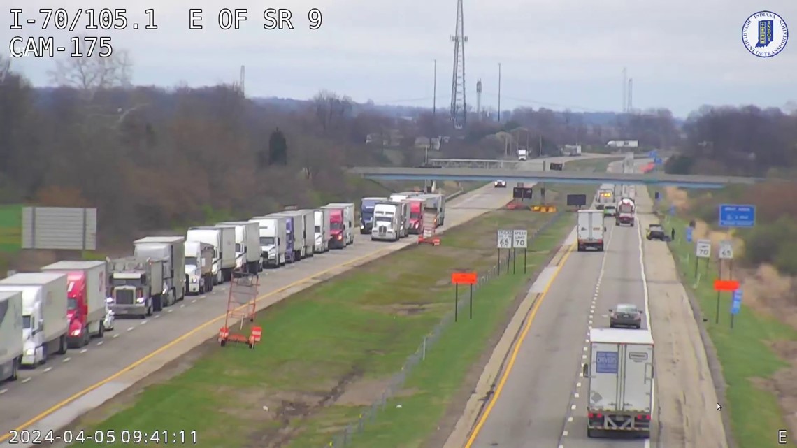 Westbound I-70 Closed In Hancock County Following Deadly Crash | Wthr.com