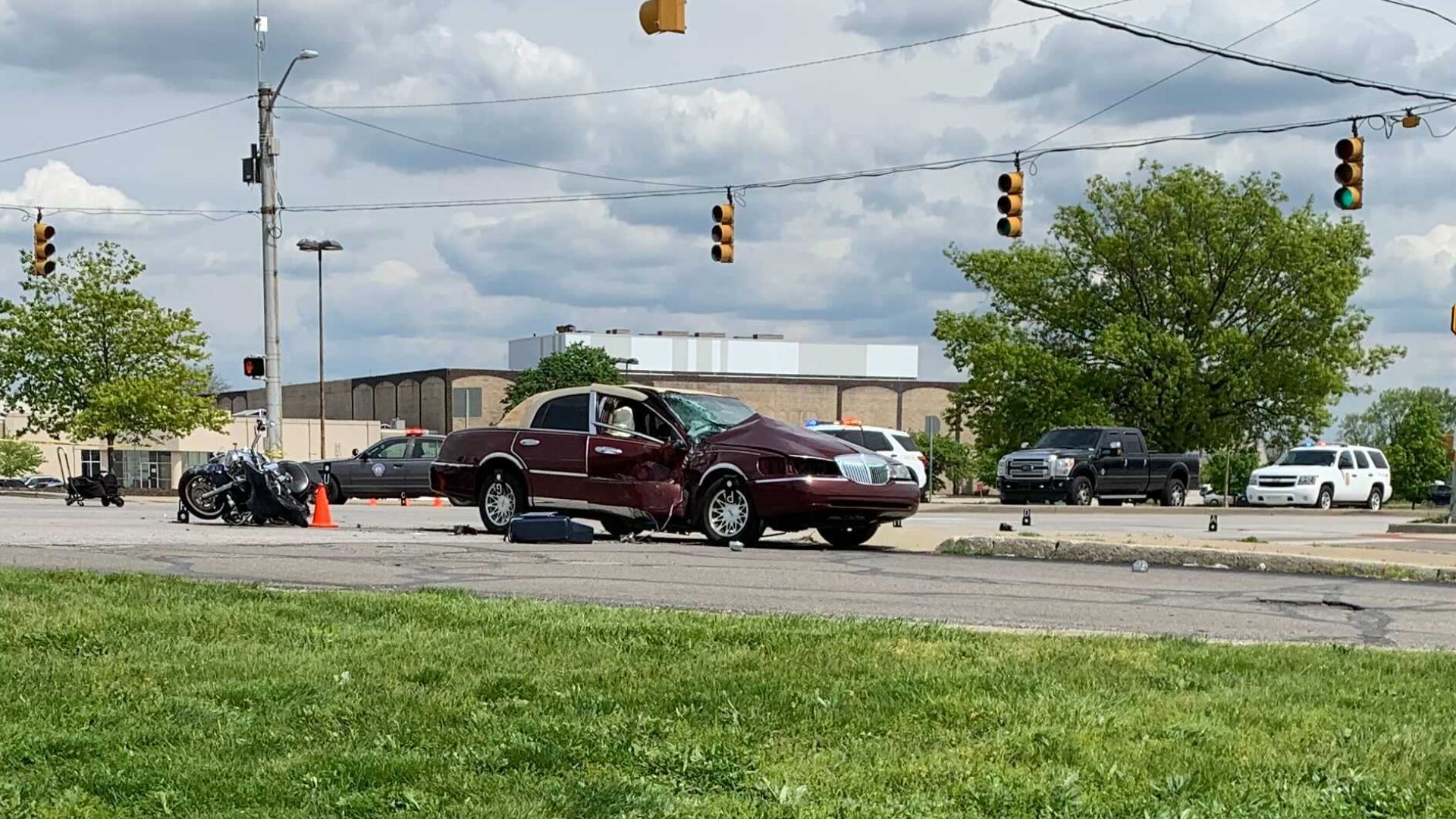 A man is dead after a motorcycle crash Monday afternoon.