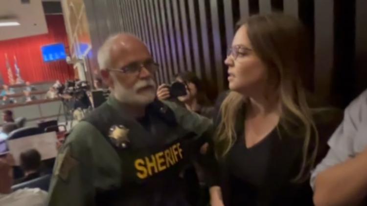 City-County Council meeting becomes heated as sexual harassment survivor spars with president