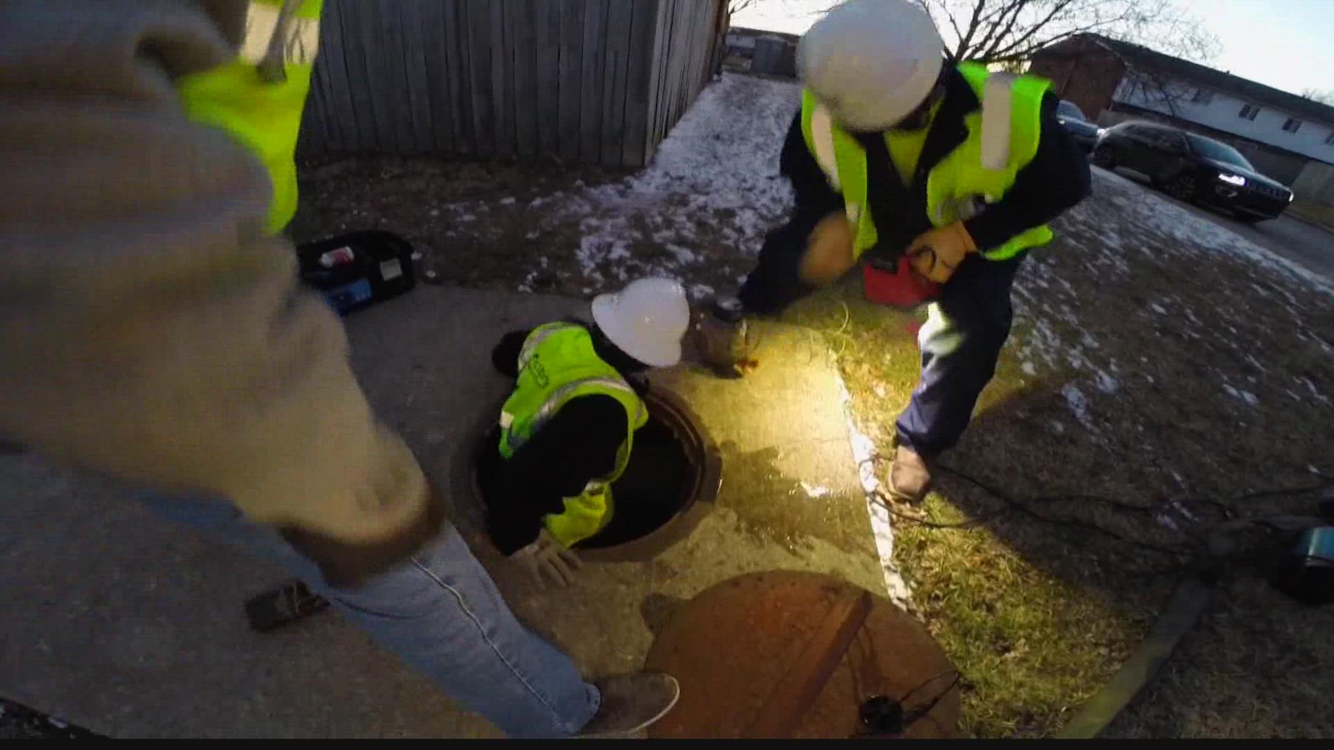 Running water has returned to two apartment complexes after a disruption of more than 24 hours.