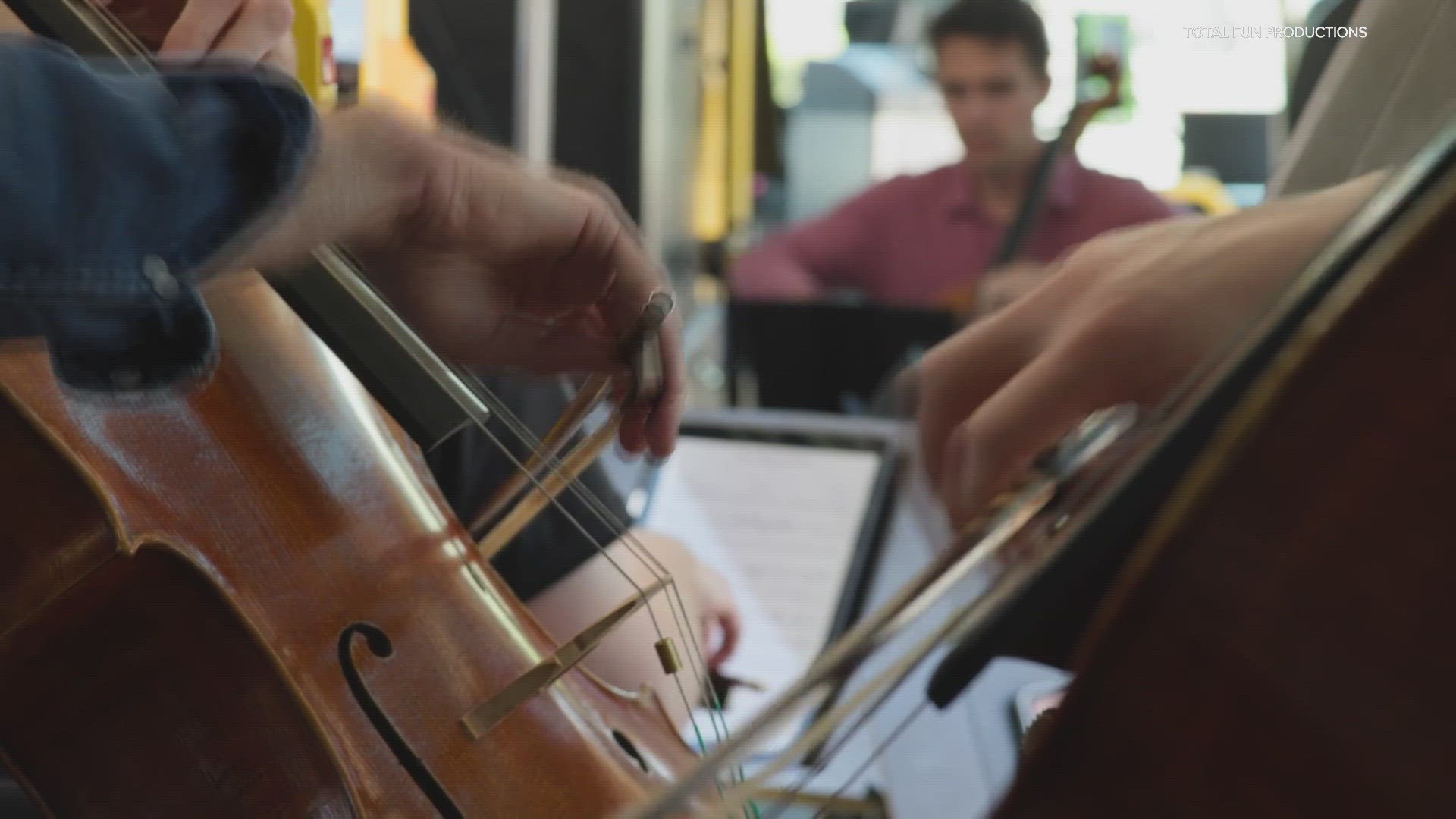 Each year a new group of artists gets their chance to perform on the bus.