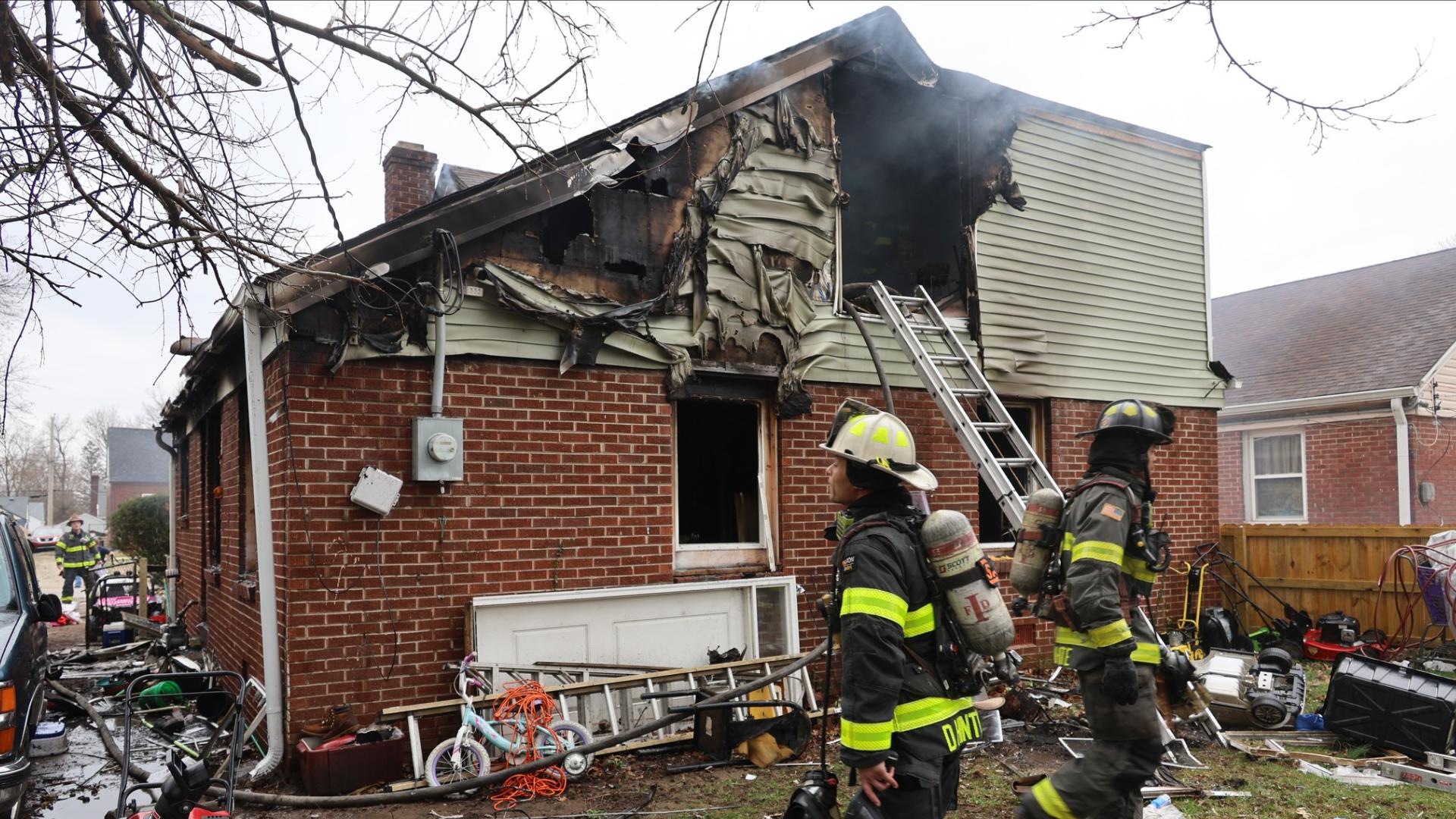 1 adult, 1 child displaced after house fire on Indy's east side | wthr.com