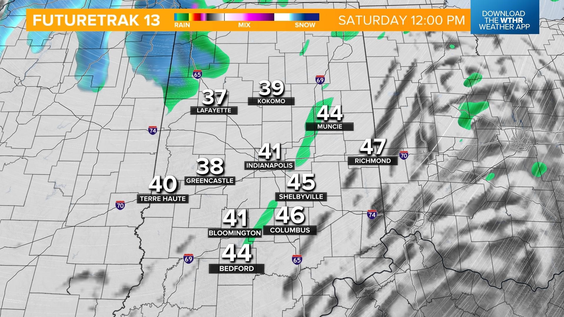 WTHR Live Doppler 13 Weather Blog: Rain Exits, Warmer Sunday | Wthr.com