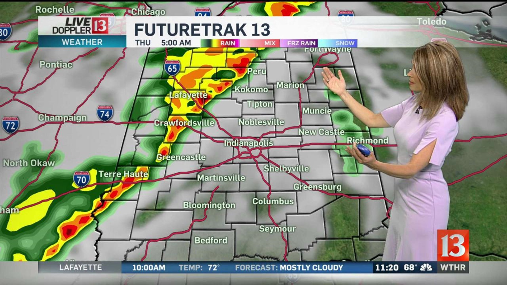 Live Doppler 13 Forecast - May 22, 2019 11pm