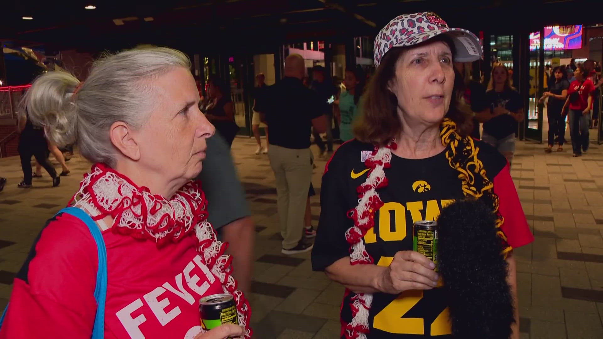 13News reporter Anna Chalker talks with Indiana Fever fans who say they're still hopeful despite the team's 0-4 start to the season.
