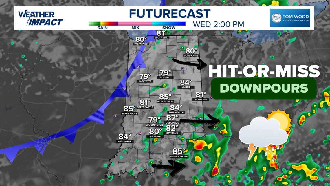 Humidity returns with isolated storms today in Indiana (July 9) | wthr.com