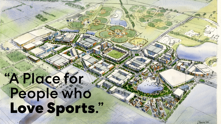 10,000-seat stadium, restaurants and apartments included in Westfield’s Grand Park District Master Plan