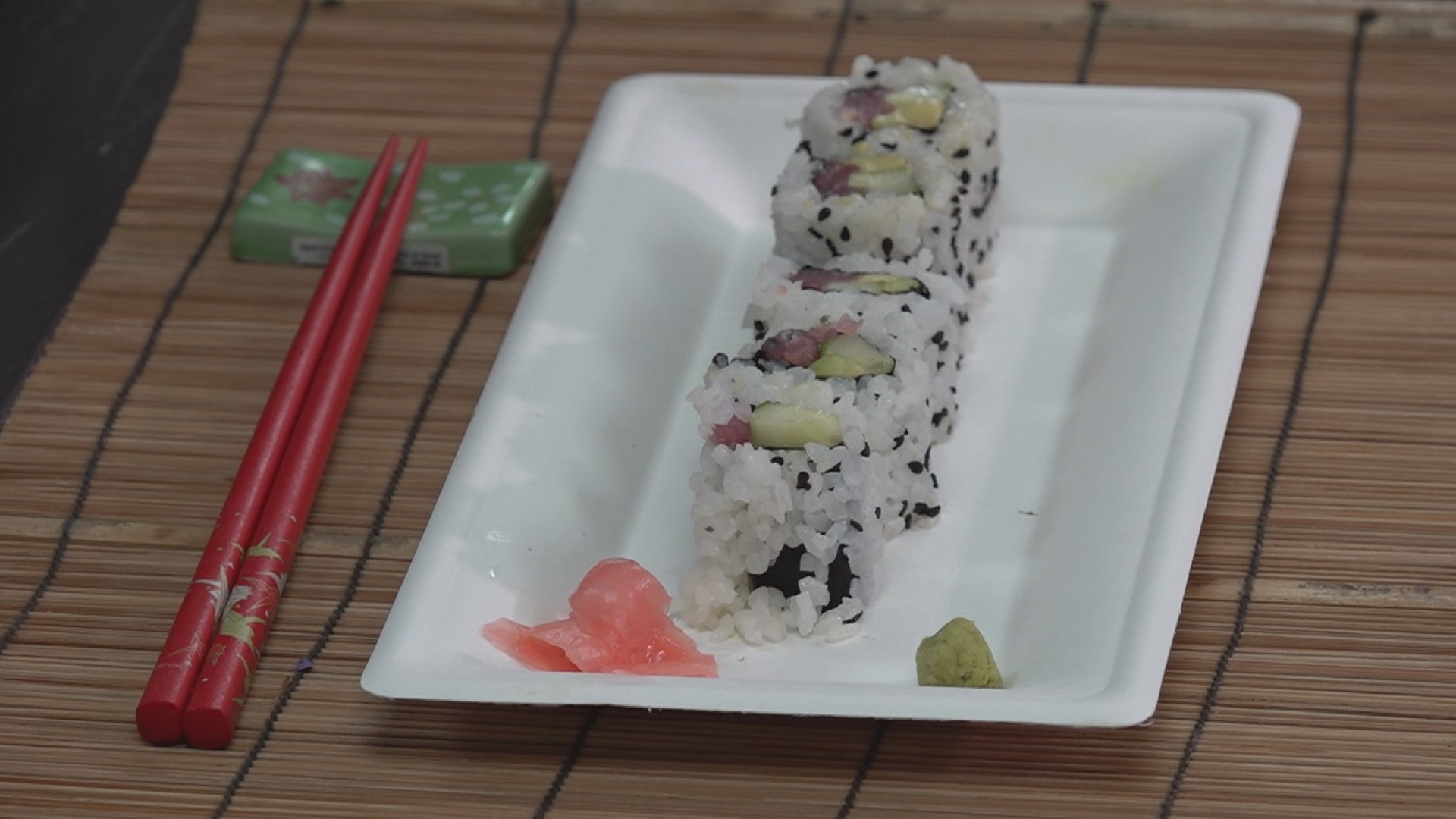 Mori Willhite of Katsumi's Kitchen teaches Julia and Jalea how to make sushi, while also giving a history lesson on the traditional Japanese dish.