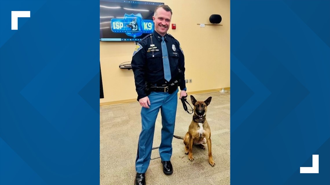 Indiana State Police welcomes new K-9 officer Daisy | wthr.com