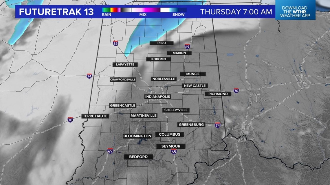 Much colder returns with a few snow showers ahead