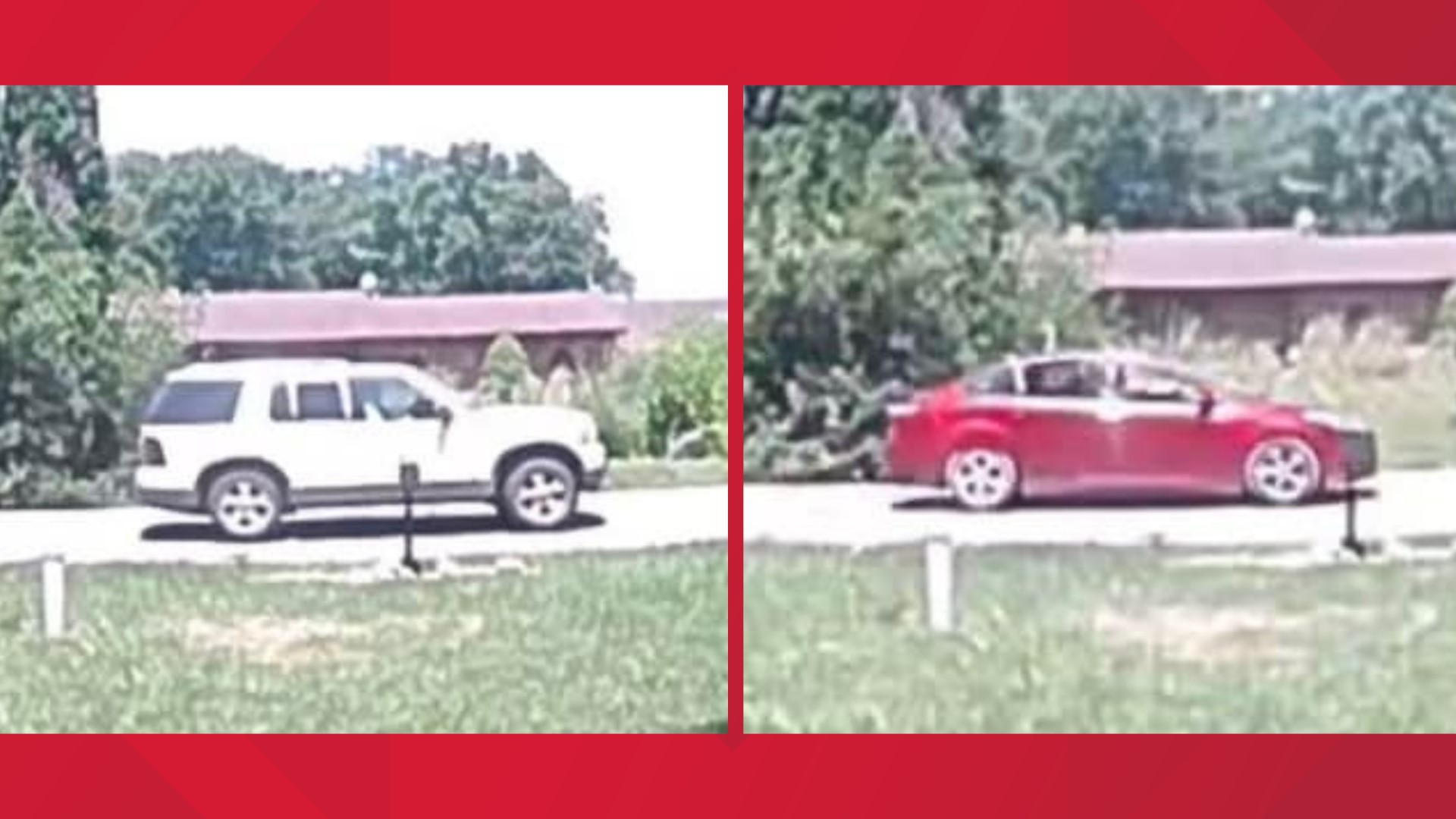 The sheriff's office is asking anyone with information about the occupants or the owners of the vehicles to call 765-747-7881 ext 445.