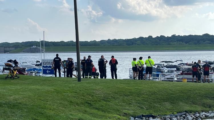 Divers search for reported drowning victim in Eagle Creek Reservoir