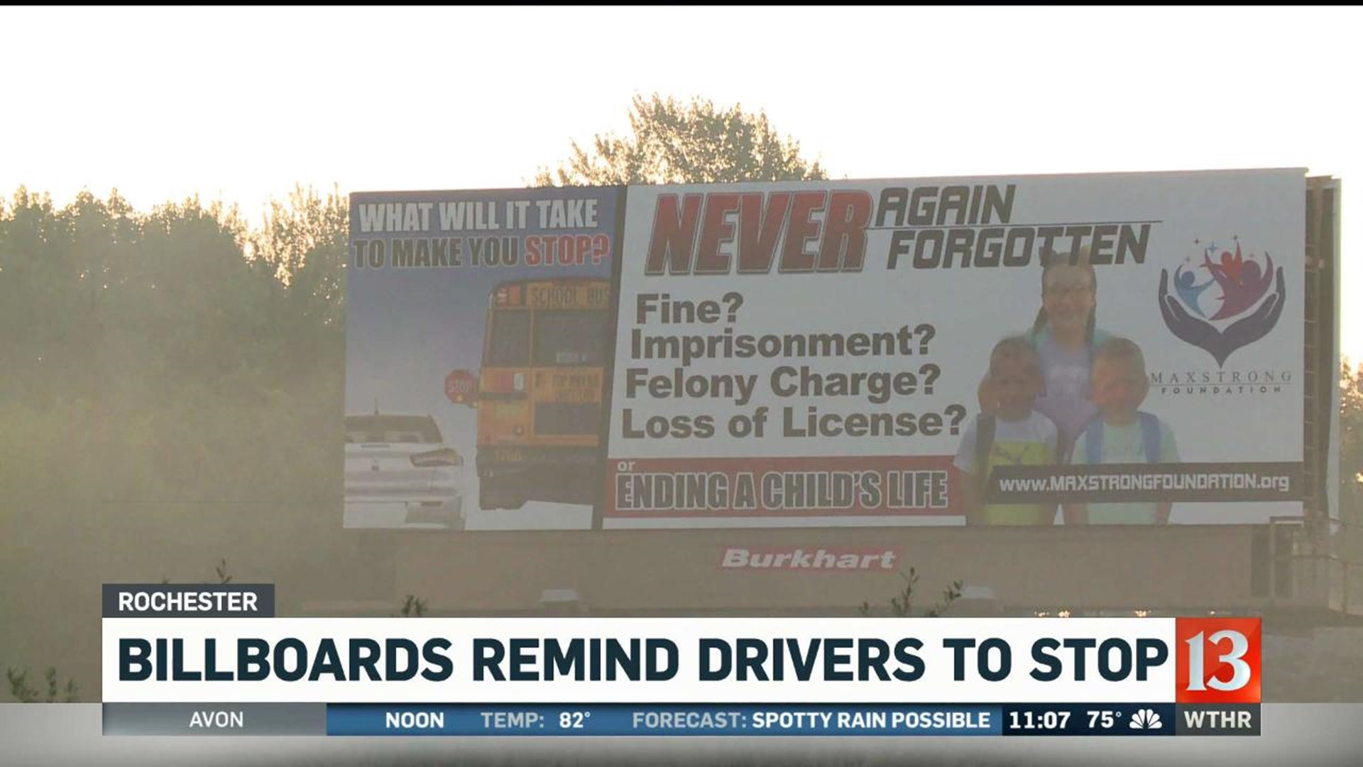 Rochester Billboards Remind Drivers to Stop