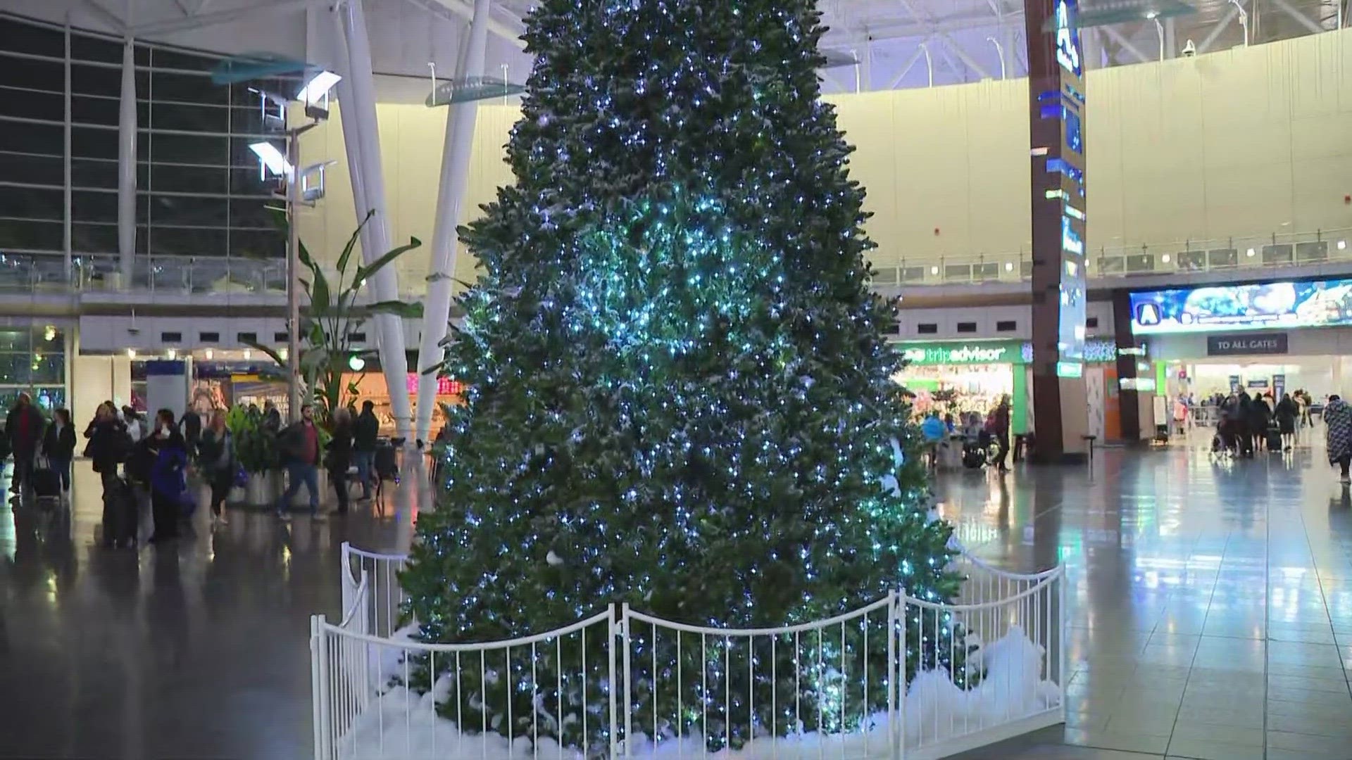 It was a busy Thursday at Indianapolis International Airport