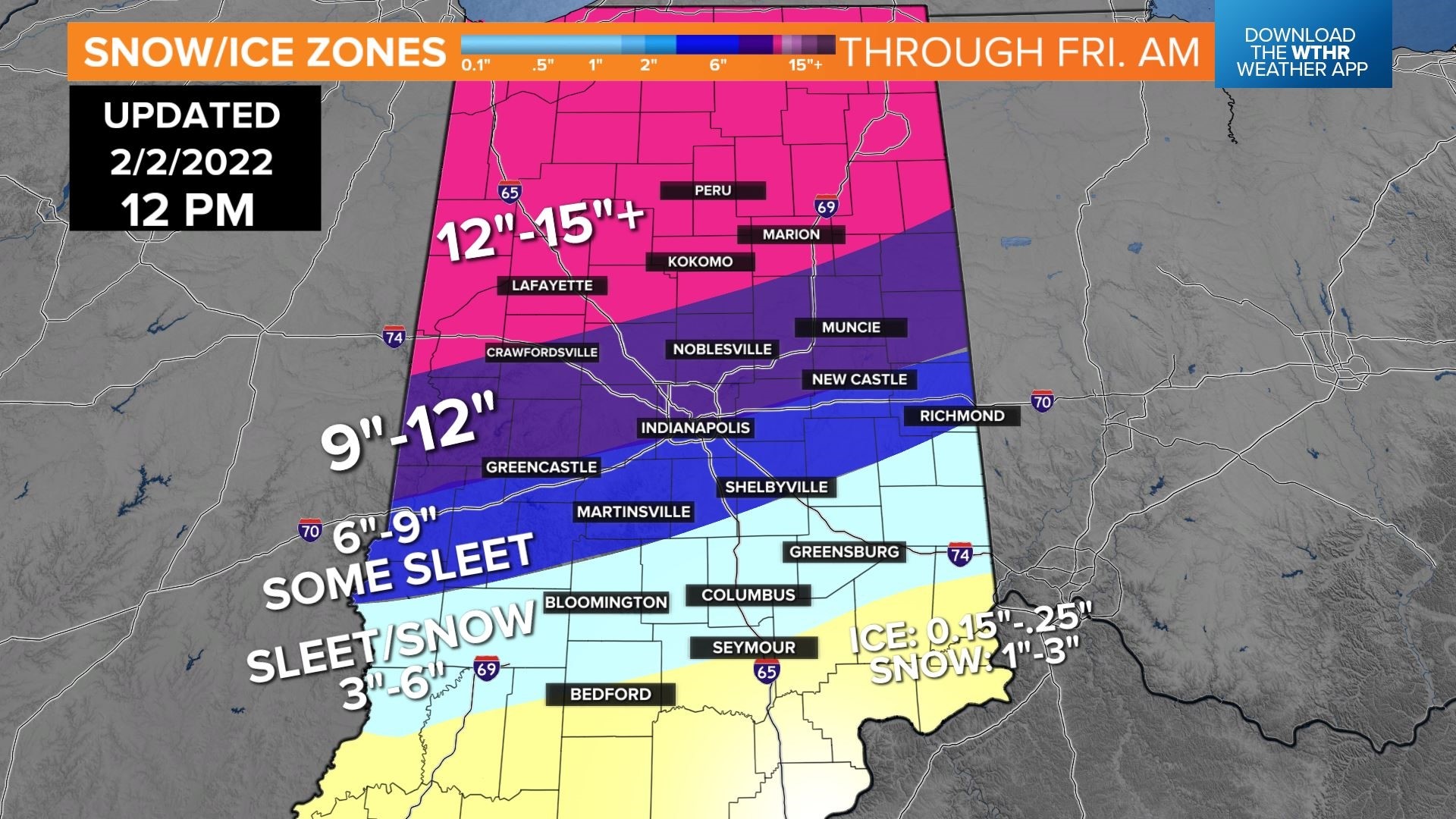 Wednesday 2 P.m. Winter Storm Update | Wthr.com