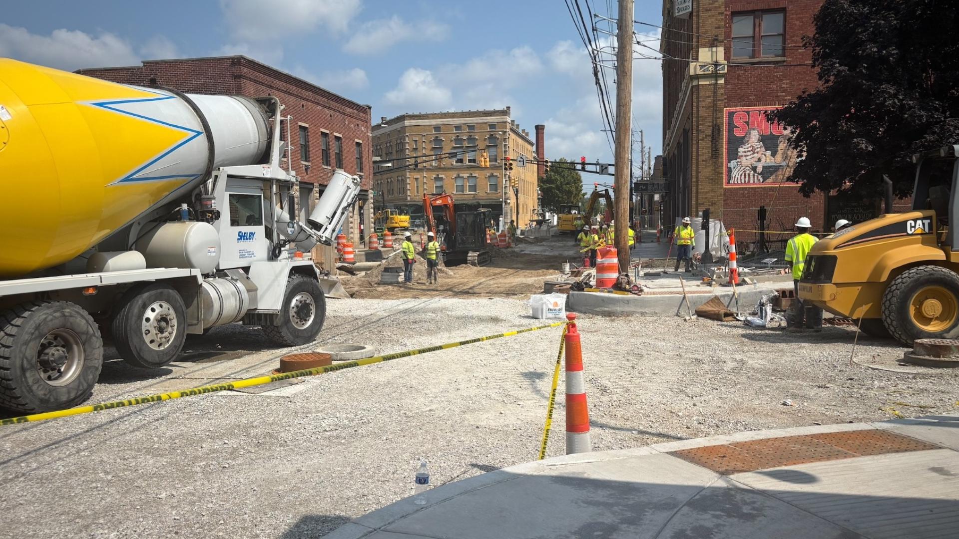 'Frustrated' | Fountain Square businesses grow tired of construction ...