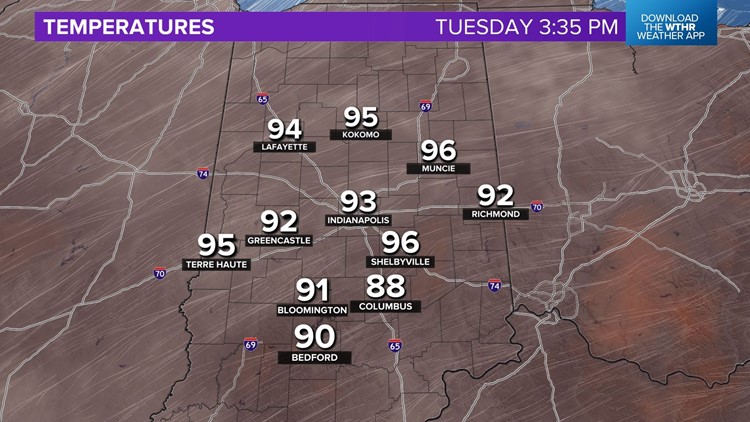 Live Doppler 13 Weather Blog: Hot today but muggiest weather this week hits Wednesday
