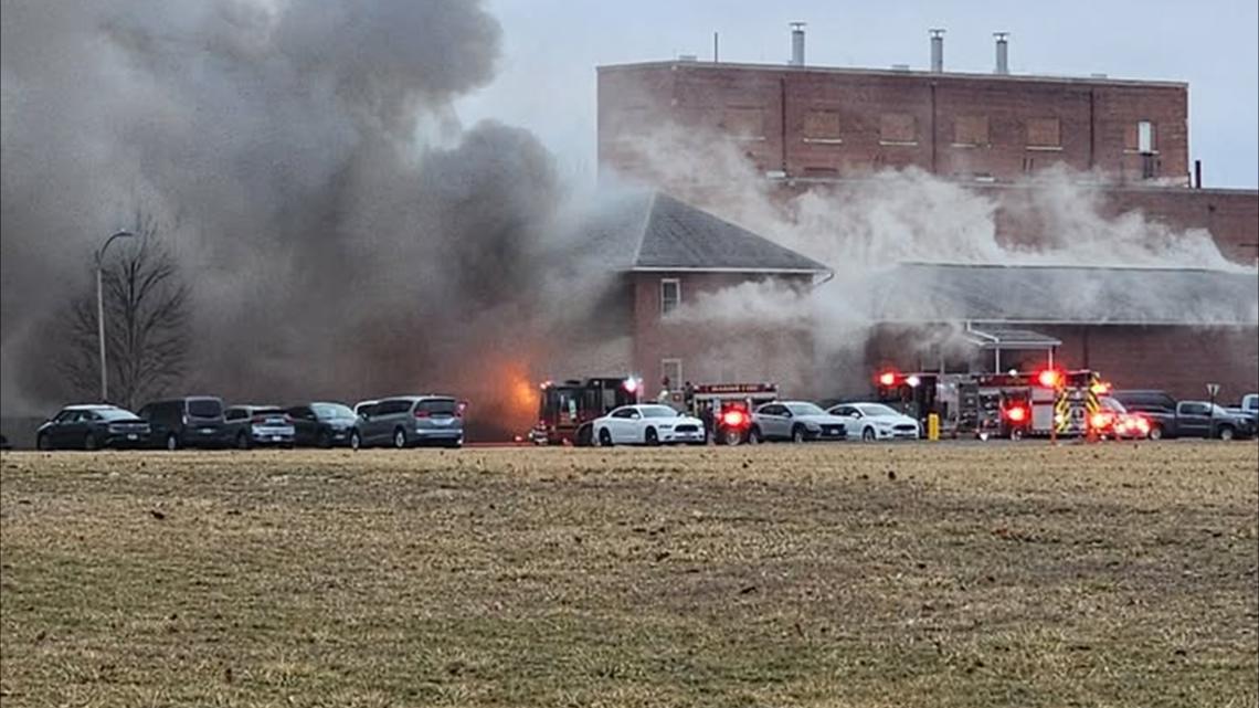 No injuries after large fire at Marion VA Medical Center