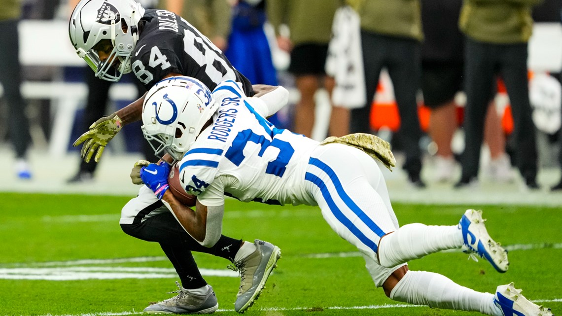 Indianapolis had 25-20 victory over the Las Vegas Raiders