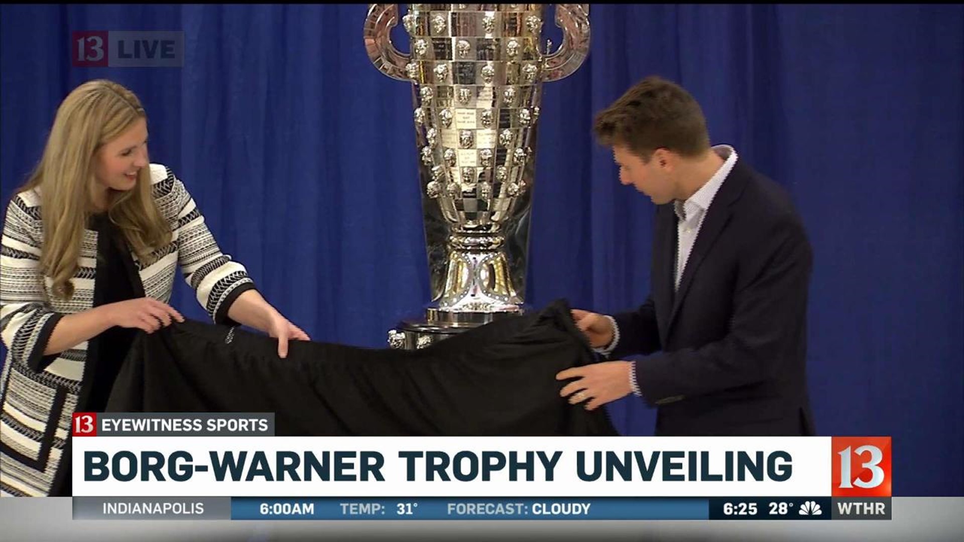 Borg Warner trophy unveiled